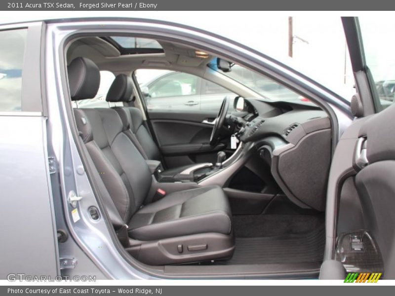 Forged Silver Pearl / Ebony 2011 Acura TSX Sedan