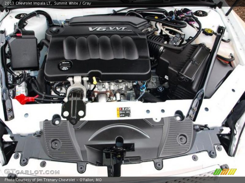 Summit White / Gray 2013 Chevrolet Impala LT