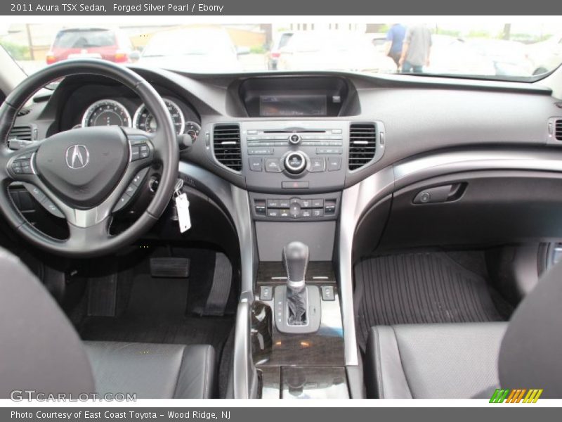 Forged Silver Pearl / Ebony 2011 Acura TSX Sedan