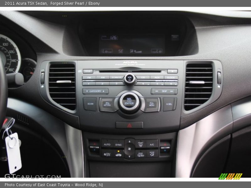 Forged Silver Pearl / Ebony 2011 Acura TSX Sedan