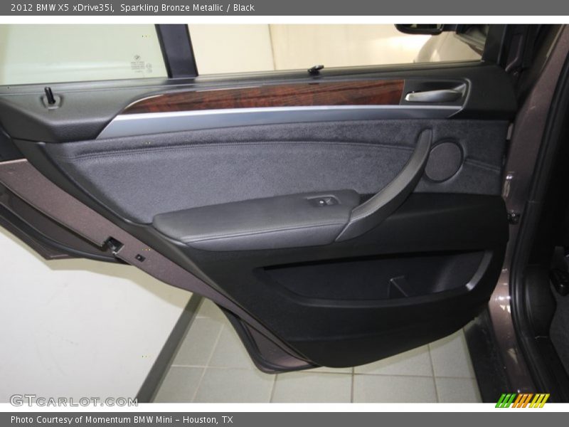 Sparkling Bronze Metallic / Black 2012 BMW X5 xDrive35i
