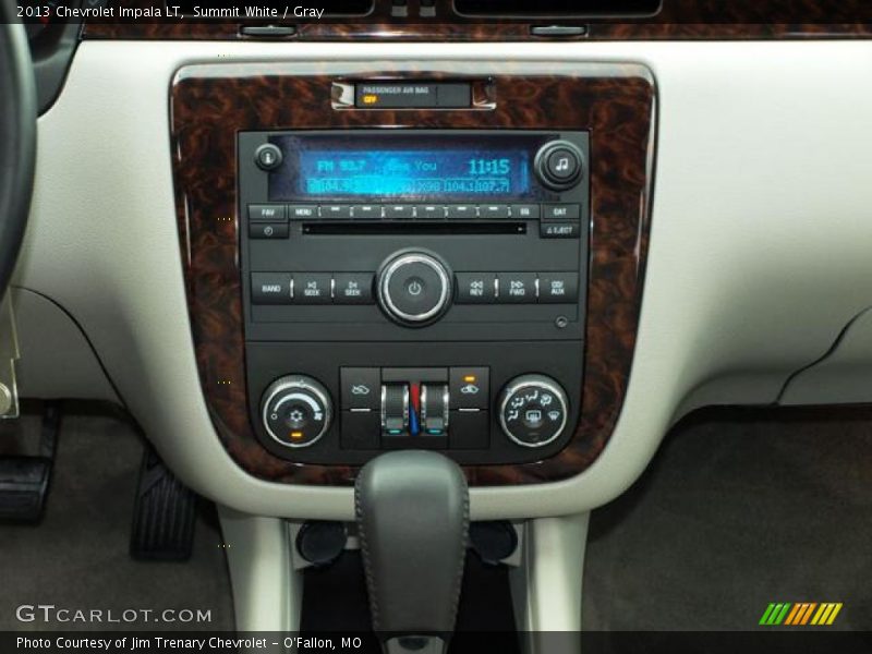 Summit White / Gray 2013 Chevrolet Impala LT
