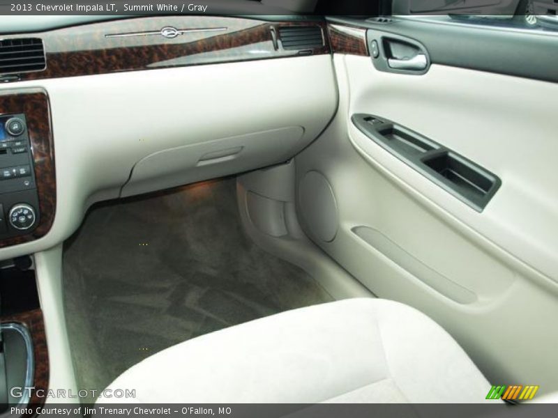 Summit White / Gray 2013 Chevrolet Impala LT