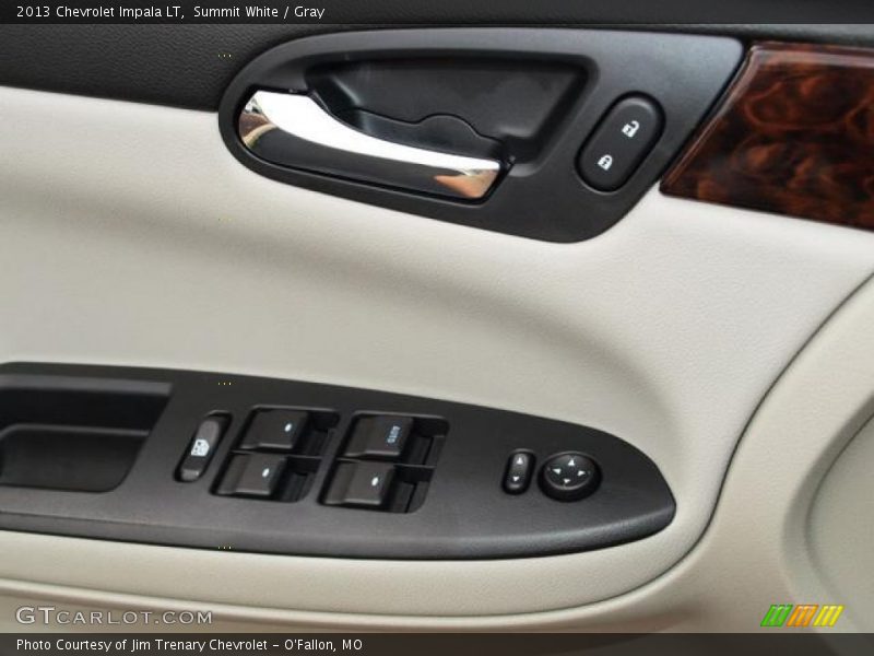 Summit White / Gray 2013 Chevrolet Impala LT