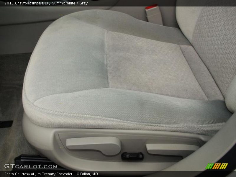 Summit White / Gray 2013 Chevrolet Impala LT