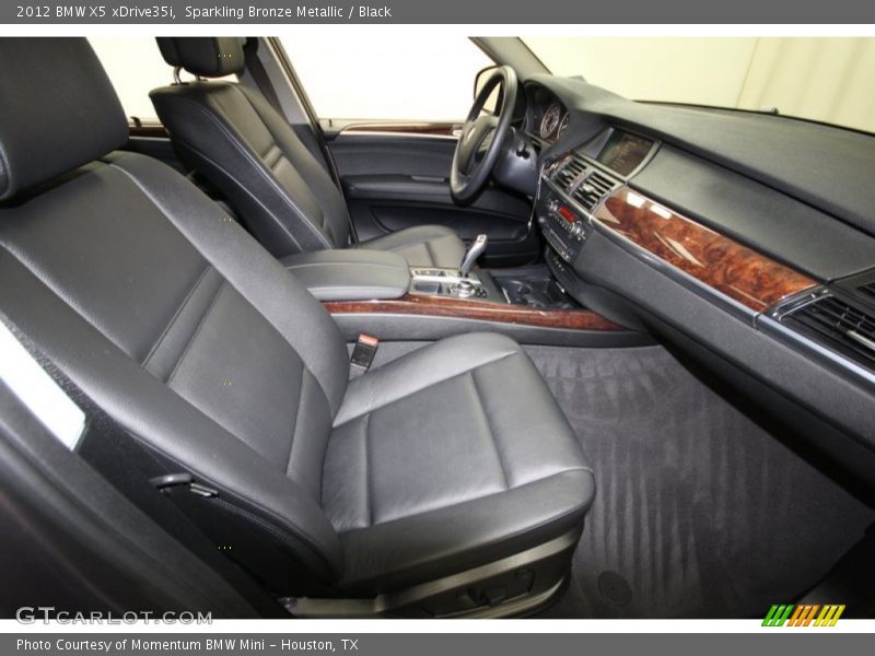 Sparkling Bronze Metallic / Black 2012 BMW X5 xDrive35i