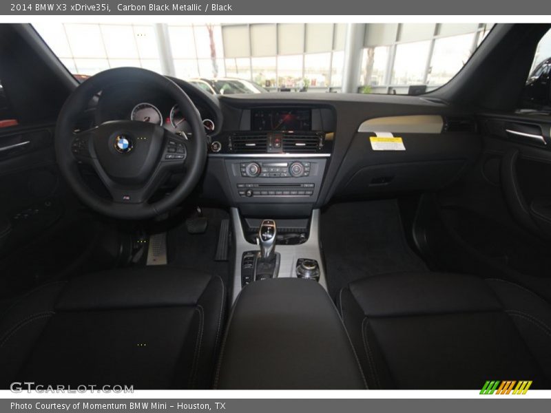 Carbon Black Metallic / Black 2014 BMW X3 xDrive35i