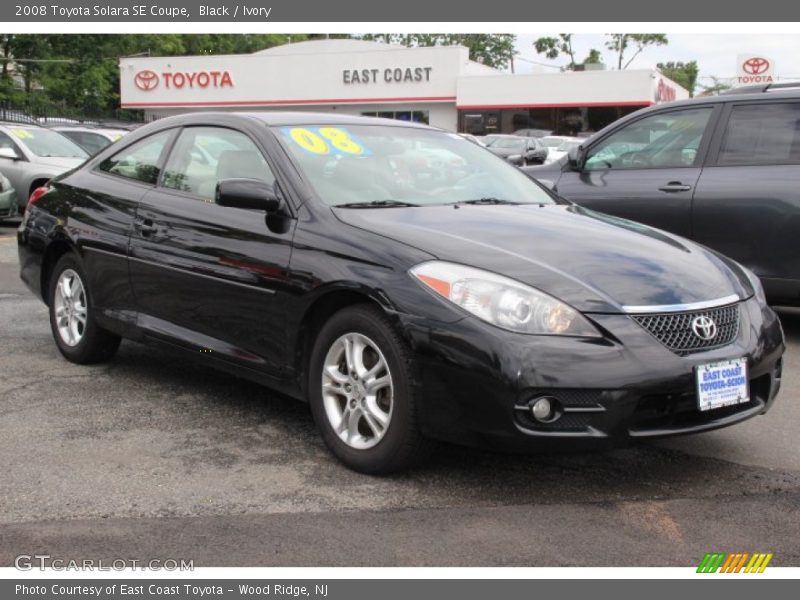 Black / Ivory 2008 Toyota Solara SE Coupe
