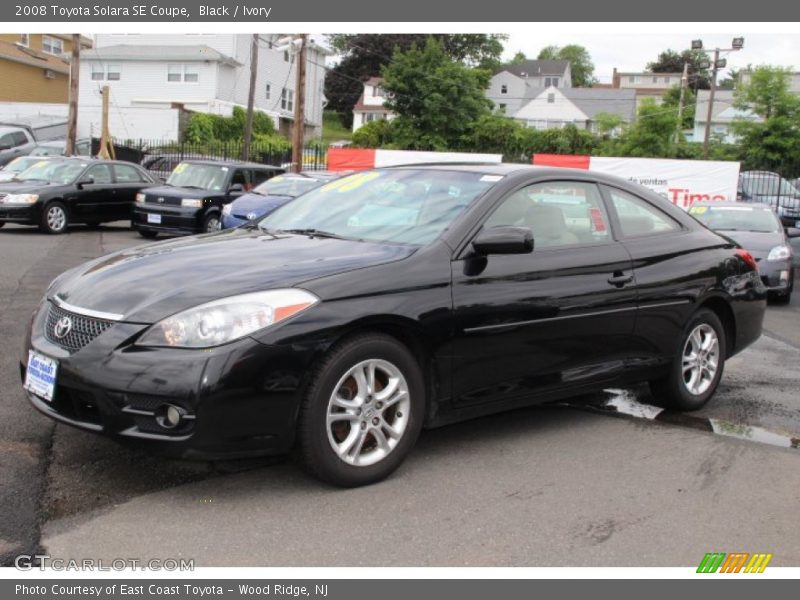 Black / Ivory 2008 Toyota Solara SE Coupe