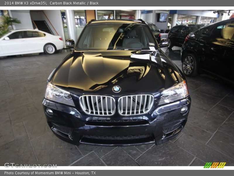Carbon Black Metallic / Black 2014 BMW X3 xDrive35i