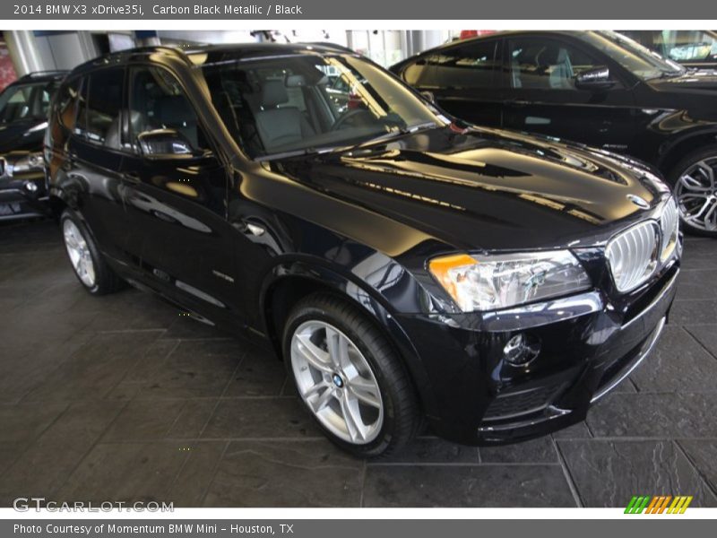 Carbon Black Metallic / Black 2014 BMW X3 xDrive35i