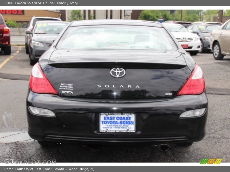 Black / Ivory 2008 Toyota Solara SE Coupe