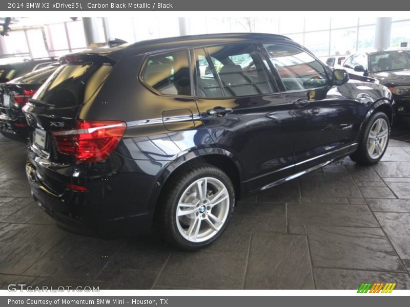 Carbon Black Metallic / Black 2014 BMW X3 xDrive35i