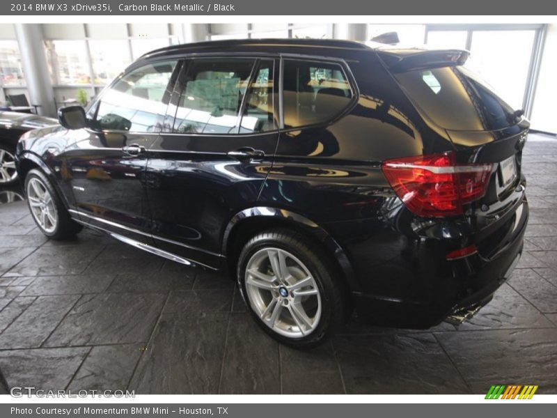 Carbon Black Metallic / Black 2014 BMW X3 xDrive35i