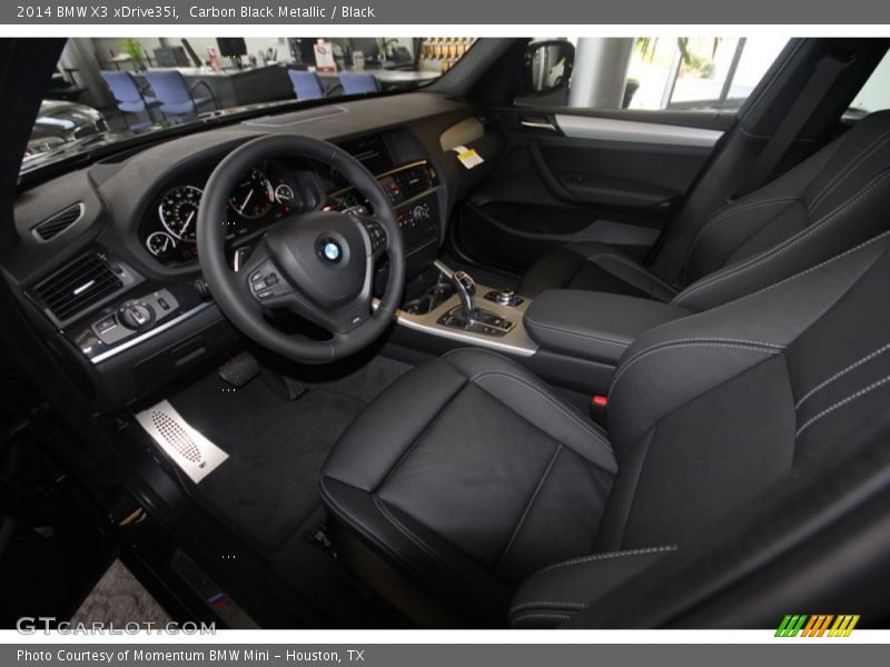Carbon Black Metallic / Black 2014 BMW X3 xDrive35i