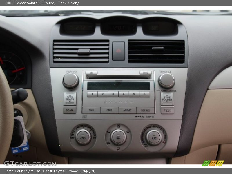Black / Ivory 2008 Toyota Solara SE Coupe