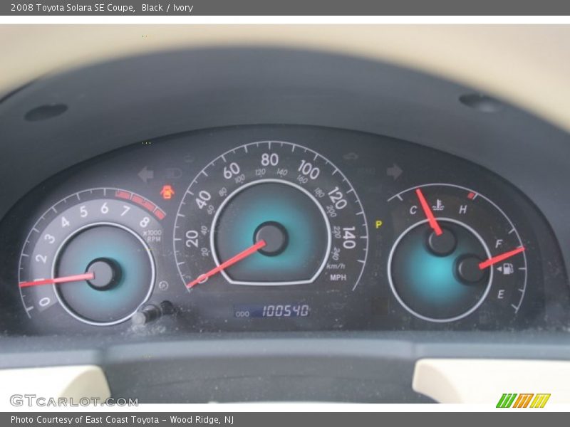 Black / Ivory 2008 Toyota Solara SE Coupe