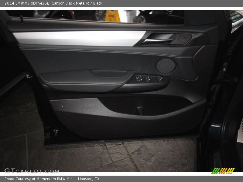Carbon Black Metallic / Black 2014 BMW X3 xDrive35i