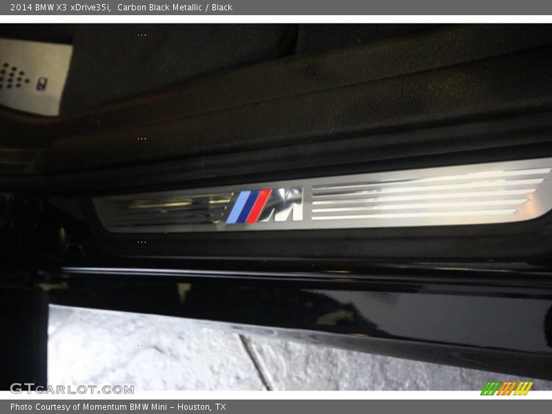 Carbon Black Metallic / Black 2014 BMW X3 xDrive35i