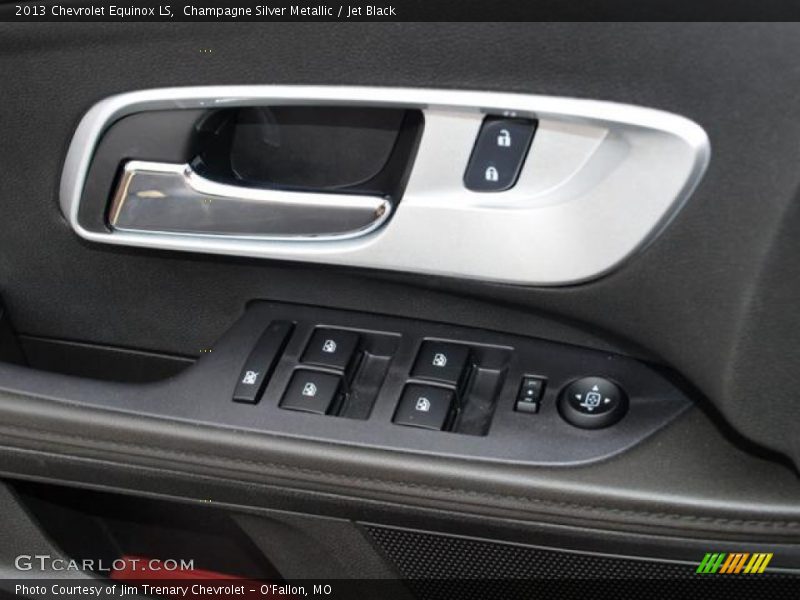 Champagne Silver Metallic / Jet Black 2013 Chevrolet Equinox LS