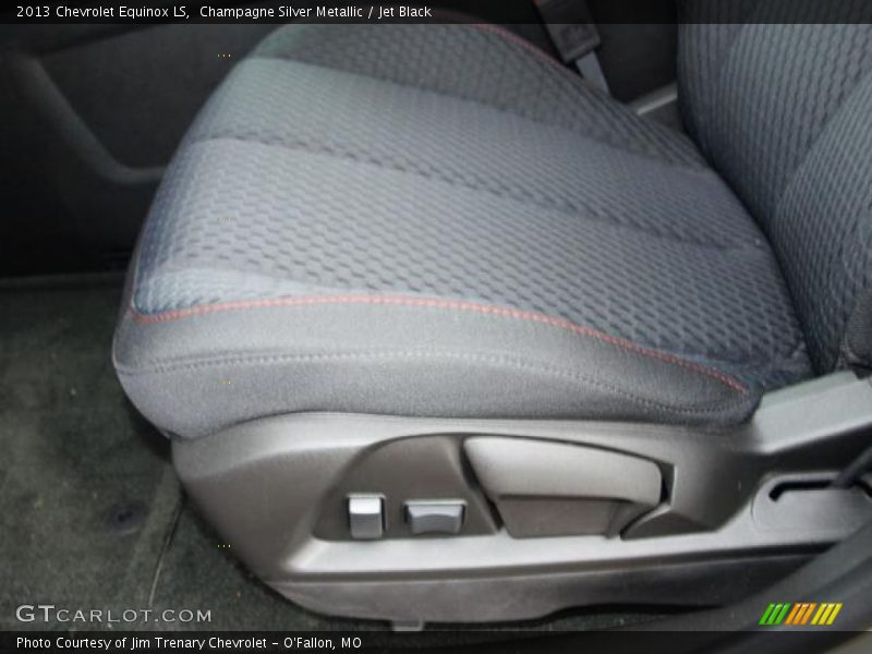 Champagne Silver Metallic / Jet Black 2013 Chevrolet Equinox LS