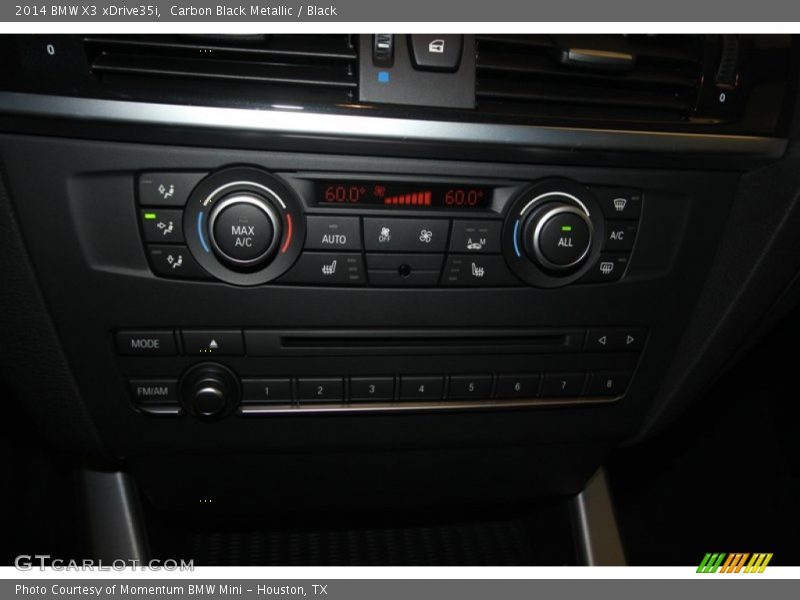 Carbon Black Metallic / Black 2014 BMW X3 xDrive35i