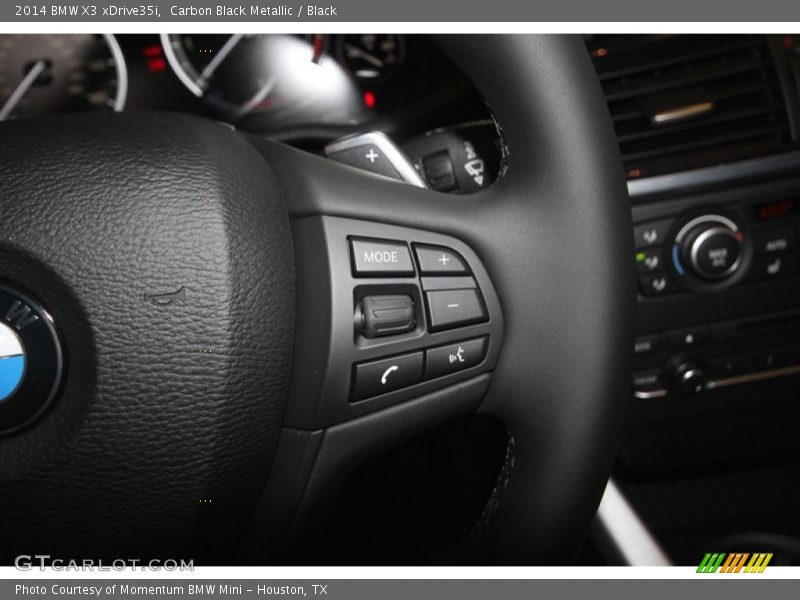 Controls of 2014 X3 xDrive35i