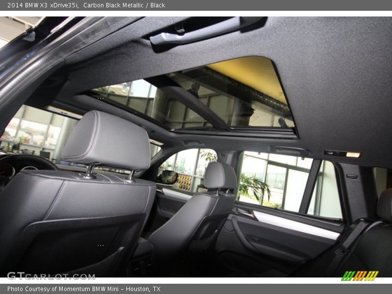 Carbon Black Metallic / Black 2014 BMW X3 xDrive35i