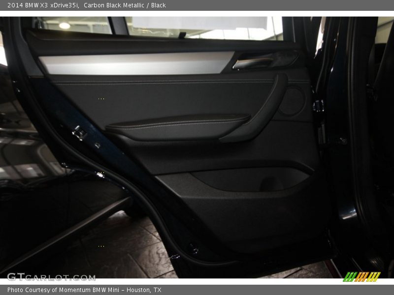 Carbon Black Metallic / Black 2014 BMW X3 xDrive35i