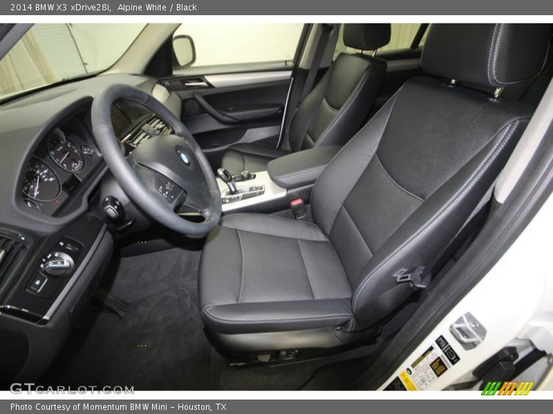 Alpine White / Black 2014 BMW X3 xDrive28i