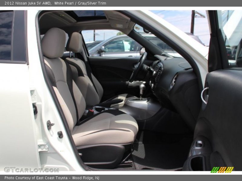 White Pearl / Gray/Silver Trim 2012 Nissan Juke SV AWD