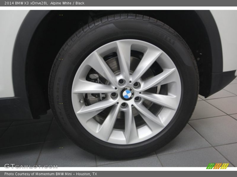 Alpine White / Black 2014 BMW X3 xDrive28i