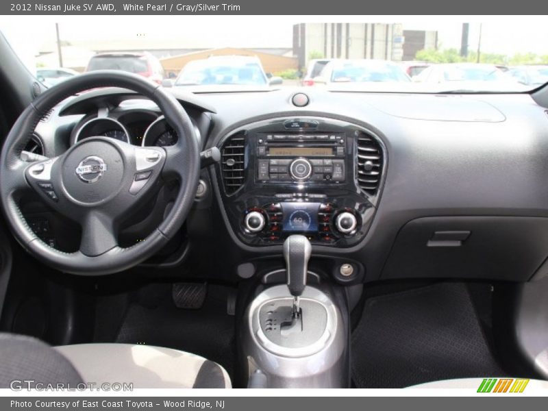 White Pearl / Gray/Silver Trim 2012 Nissan Juke SV AWD