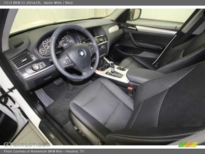 Alpine White / Black 2014 BMW X3 xDrive28i
