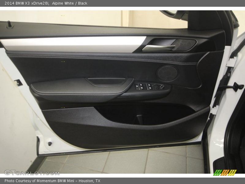 Alpine White / Black 2014 BMW X3 xDrive28i
