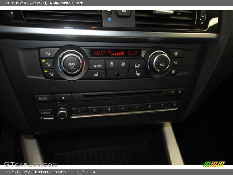 Alpine White / Black 2014 BMW X3 xDrive28i