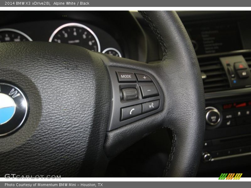 Alpine White / Black 2014 BMW X3 xDrive28i