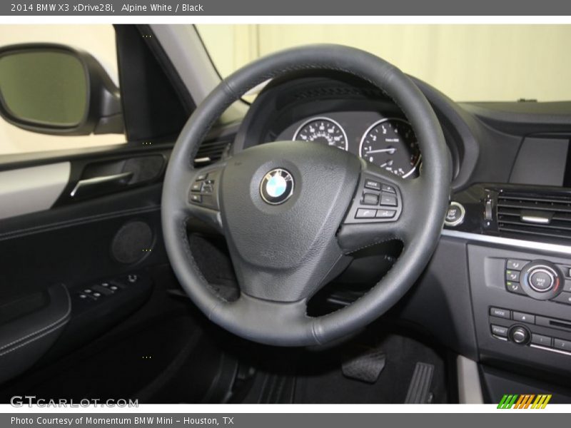 Alpine White / Black 2014 BMW X3 xDrive28i
