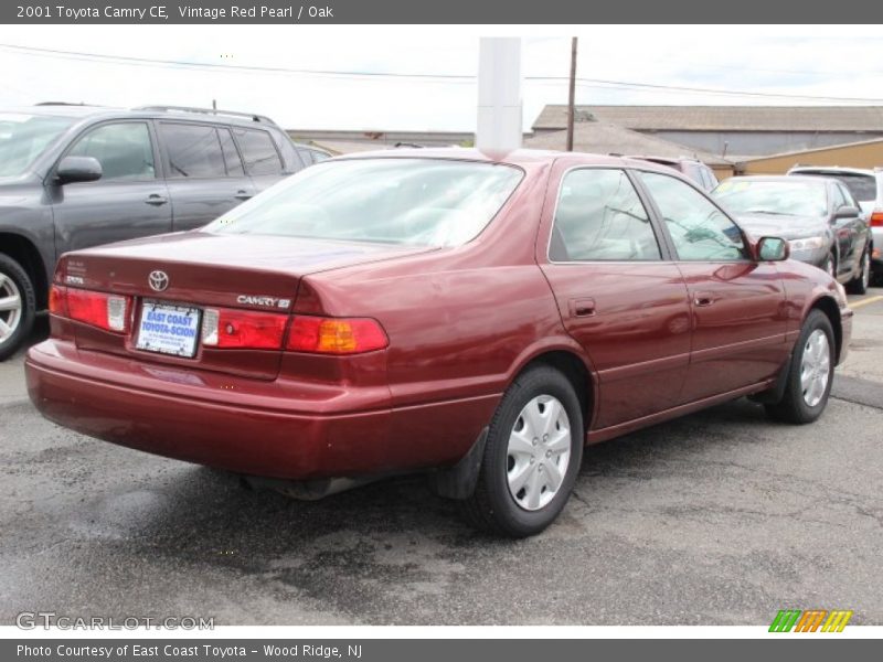 Vintage Red Pearl / Oak 2001 Toyota Camry CE