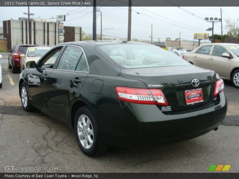 Spruce Green Mica / Ash 2011 Toyota Camry LE