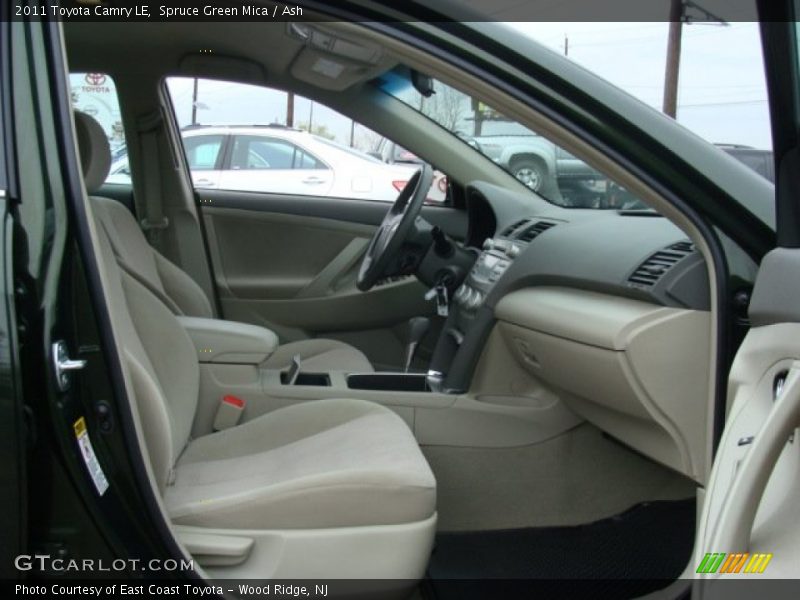 Spruce Green Mica / Ash 2011 Toyota Camry LE