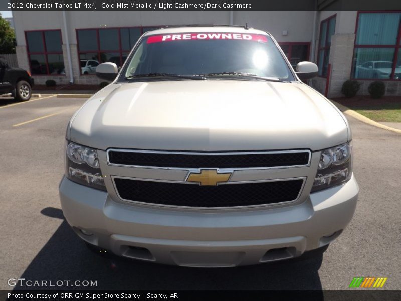 Gold Mist Metallic / Light Cashmere/Dark Cashmere 2012 Chevrolet Tahoe LT 4x4