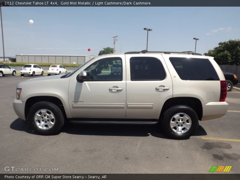 Gold Mist Metallic / Light Cashmere/Dark Cashmere 2012 Chevrolet Tahoe LT 4x4