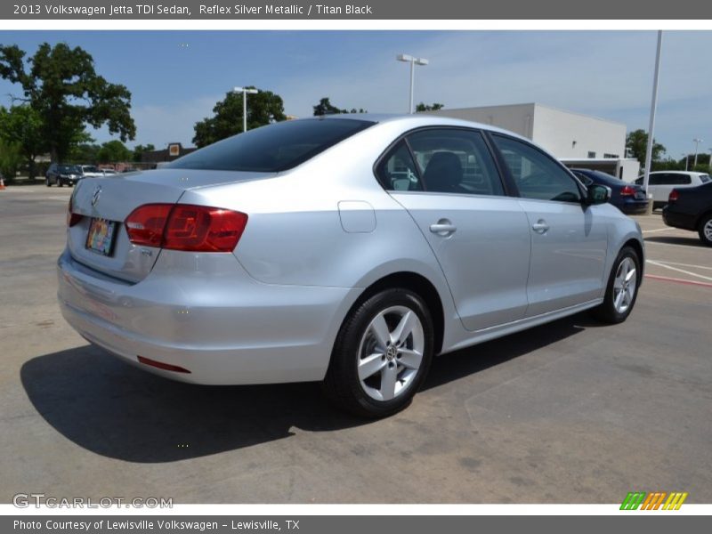 Reflex Silver Metallic / Titan Black 2013 Volkswagen Jetta TDI Sedan