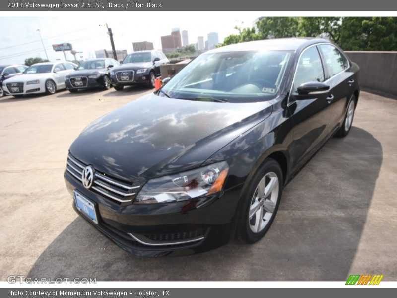 Black / Titan Black 2013 Volkswagen Passat 2.5L SE