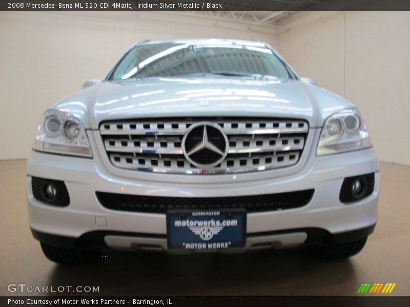 Iridium Silver Metallic / Black 2008 Mercedes-Benz ML 320 CDI 4Matic