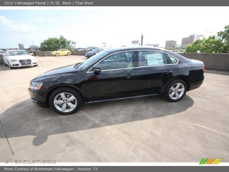 Black / Titan Black 2013 Volkswagen Passat 2.5L SE