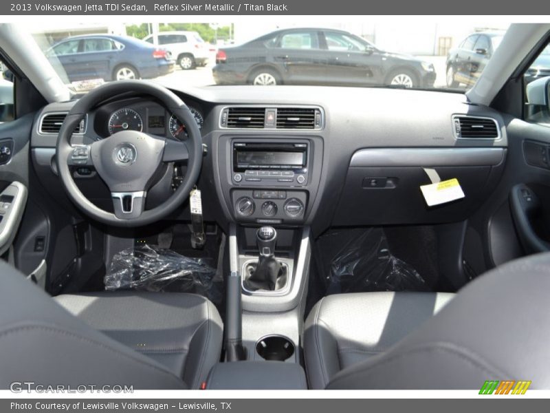 Reflex Silver Metallic / Titan Black 2013 Volkswagen Jetta TDI Sedan