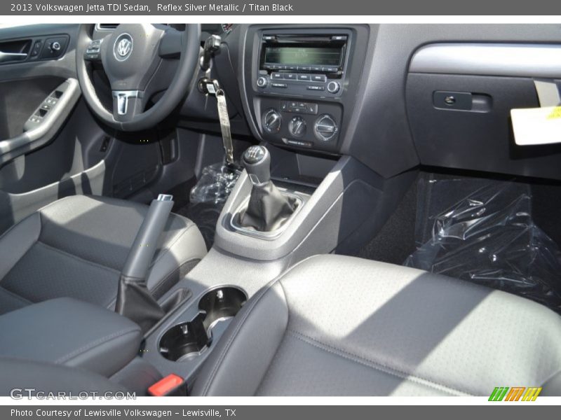 Reflex Silver Metallic / Titan Black 2013 Volkswagen Jetta TDI Sedan