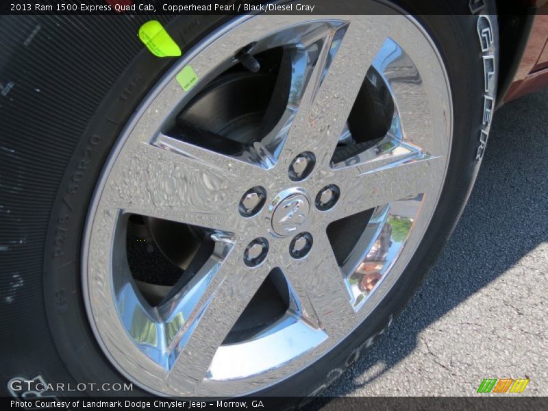 Copperhead Pearl / Black/Diesel Gray 2013 Ram 1500 Express Quad Cab